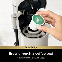 Ninja - Pods & Grounds Specialty Single-Serve Iced Coffee Maker, K-Cup Pod Compatible with Foldaw... - Left View