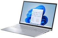 ASUS - Vivobook 17.3” FHD Laptop - Intel Core i9 with 16GB Memory - 1TB SSD - Transparent Silver - Left View