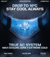 TORRAS - COOLiFY Cyber Fold 2026 Flagship AI Neck Air Conditioner, Ultimate Immersive Cooling Por... - Left View