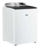 Maytag - 5.2 Cu. Ft. Smart Top Load Washer with Extra Power - White - Left View