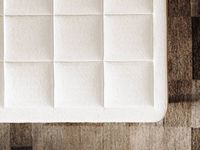 Awara Natural Luxury Hybrid Mattress - White - Left View