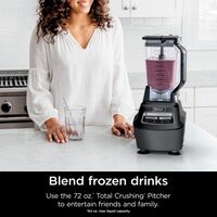 Ninja - Mega Kitchen System 72-Oz. Blender - Black - Left View