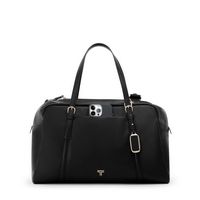TUMI - Voyageur Leather Weekender - Black/Light Gold - Left View