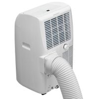 LG - 450 Sq. Ft. Smart Portable Air Conditioner 10,200 BTU - White - Left View