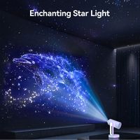 ETOE - Starfish Portable 4K Projector with 140° Rotation, Android TV 11.0 and Netfix certified, A... - Left View