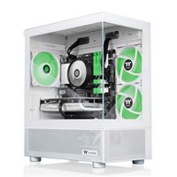 Thermaltake - LCGS Vista 460S Gaming Desktop AMD Ryzen 5 5600X, 16GB RGB Memory, NVIDIA GeForce R... - Left View