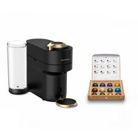 Nespresso - Vertuo Pop+ Coffee and Espresso Maker by Breville - Matte Black - Left View