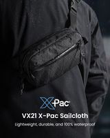 tomtoc - Aviator-T35 2.5L X-Pac Sling Bag with RFID Blocking, Minimalist Crossbody Bag Chest Shou... - Left View