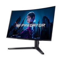 Acer - 31.5” QD-OLED Curved UHD 240Hz 0.03ms FreeSync Gaming Monitor with HDR (DisplayPort, HDMI)... - Left View