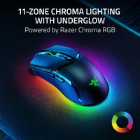Razer - Cobra Pro Optical Gaming Mouse with Chroma RGB Lighting - Wireless - Black - Left View