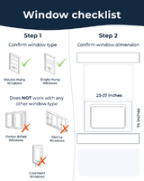 Windmill - WhisperTech 8,000 BTU Smart Window Air Conditioner with Inverter Technology - White - Left View