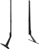 ACGAM - Universal TV Stand, Mount for 23-75 inch Flat & Curved Screen TV, Height Adjustment with ... - Left View