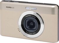 Kodak - PIXPRO C1 Digital Camera - Tan - Left View