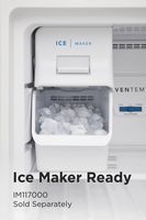 Frigidaire - 20 Cu. Ft. Garage Ready Top Freezer Refrigerator - White - Left View