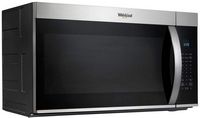 Whirlpool - 1.9 Cu. Ft. Over-the-Range Microwave with Sensor Cooking - Stainless Steel - Left View