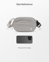tomtoc - SlingBean-T32 1.5L Sling Bag with RFID Blocking, Belt Bag Fanny Pack Waist Bag Crossbody... - Left View