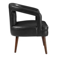 OSP Home Furnishings - Mason Accent Reception Chair - Black - Left View