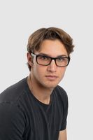 GUNNAR - Tahoe Computer Glasses with Blue Light Reduction, Clear Pro Mineral Lenses - Slate - Left View