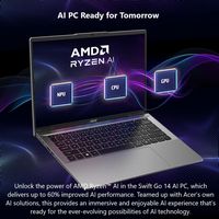 Acer - Swift Go 14 AI Ready Laptop – 14