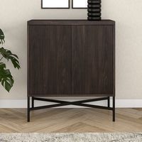 Camden&Wells - Lambert Accent Cabinet - Coffee Bean - Left View