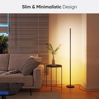 Nanoleaf - Matter Smart Floor Lamp - Multicolor - Left View
