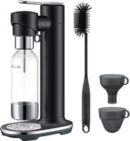 Breville - the InFizz Fusion Bundle w/CO2 - Black Truffle - Left View