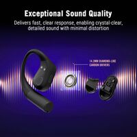 ASUS - ROG Cetra Open Wireless SpeedNova Open-Ear Gaming Earbuds for PC, iOS, Android, Switch - B... - Left View
