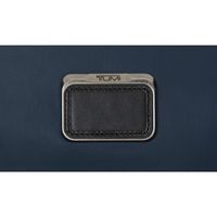 TUMI - Alpha Bravo Navigation Backpack - Navy Coated Canvas - Left View