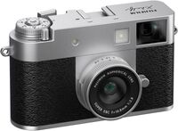 Fujifilm - X half Premium Compact Camera - Silver - Left View