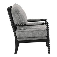 OSP Home Furnishings - Eliza Spindle Chair - Graphite - Left View