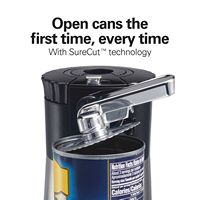 Hamilton Beach - OpenStation Can Opener with Tools - Black - Left View