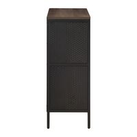 OSP Home Furnishings - Ace 4 Cube Storage/Bookcase - Ozark Ash - Left View