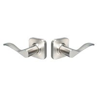 Yale - Assure Lock 2 Touch Keypad with Wi-Fi and Norwood Lever in Silver Nickel - Satin Nickel - Left View