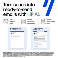 HP - LaserJet Pro 4301fdn AI-Enabled Color All-in-One Laser Printer - White/Blue - Left View