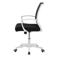 CorLiving - Workspace Mesh Back Office Chair - Black and White - Left View