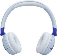 JBL - Junior 320BT Wireless Kids On-Ear Headphones - 2025 - Blue - Left View