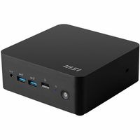 MSI - Cubi NUC AI Desktop - Intel Core Ultra 7 - 32GB Memory - 1TB SSD - Black - Left View