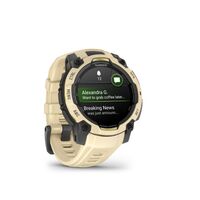 Garmin - Instinct  3 GPS Smartwatch 45 mm AMOLED Fiber-reinforced Polymer - Citrine with Citrine ... - Left View