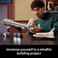 LEGO - Icons Shuttle Carrier Aircraft Building Set 10360 - Left View