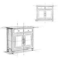 Simpli Home - Connaught Traditional Solid Wood Entryway Storage Cabinet - White - Left View