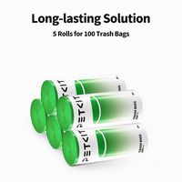 Petkit - Pet Waste Trash Bags - White - Left View