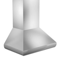 ZLINE - 30 inches - Externally Vented - Wall Range Hood - Silver - Left View