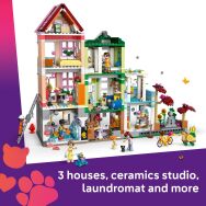 LEGO - Friends Heartlake City Apartments and Stores Building Set 42670 - Left View