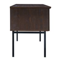 OSP Home Furnishings - Jefferson Executive Desk With Power - Espresso - Left View