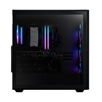 iBUYPOWER - Scale Gaming Desktop PC - AMD Ryzen 7 8700F- NVIDIA GeForce RTX 4060 Ti 8GB- 32GB DDR... - Left View