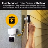 Wyze - Solar Cam Pan - White - Left View