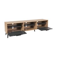 Cole Collection TV Stand with Cabinets for Most TVs up to 85