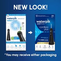 Waterpik - Cordless Plus Water Flosser - Black - Left View