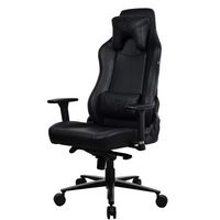 Arozzi - Vernazza Soft PU Gaming Chair - Pure Black - Left View