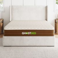 GhostBed Copper 12in Innerspring & Memory Foam Hybrid Mattress - White - Left View